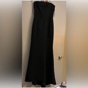 Amsale Classic Black Dress